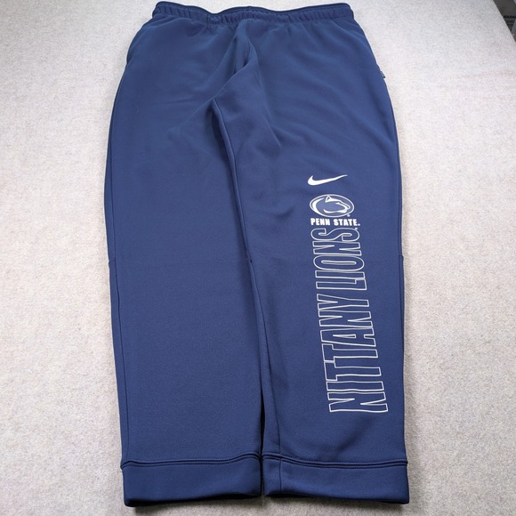Nike DriFit Penn State Nittany Lions Sweatpants Joggers Mens 2XL Blue Team Issue - Picture 1 of 10
